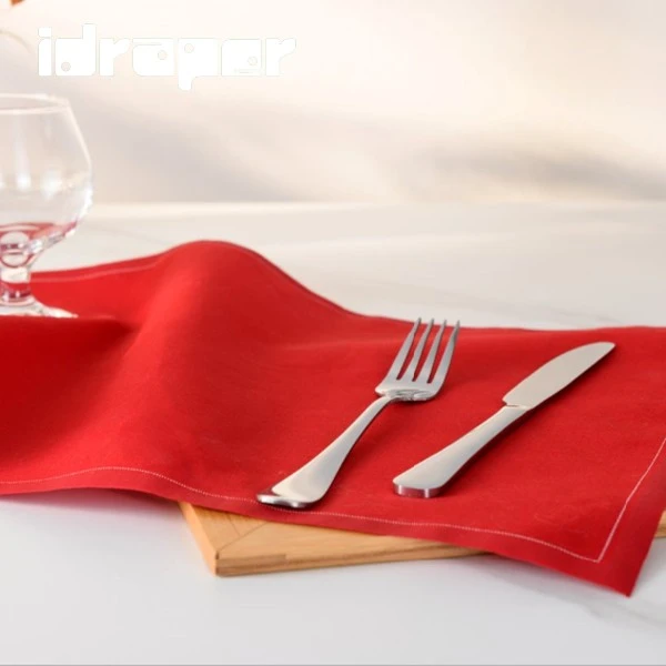 Cheap Red Holiday Cloth Napkins