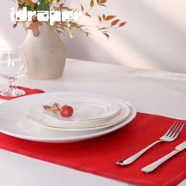 Red Holiday Cloth Napkins