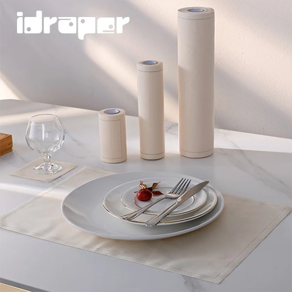 White Beverage Napkins Free Sample